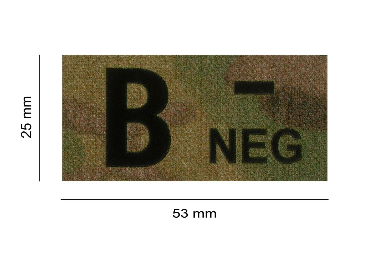 Clawgear B Neg IR Patch Clawgear