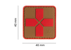 JTG Red Cross Rubber Patch 40mm JTG