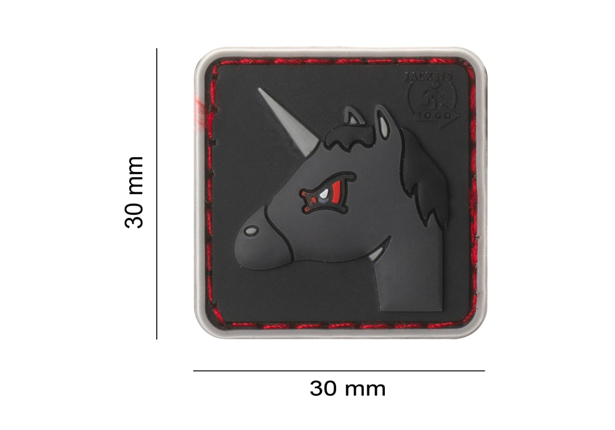 JTG Angry Unicorn Rubber Patch - Multicolor