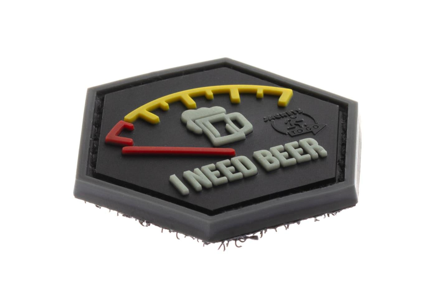 JTG I need Beer Rubber Patch JTG