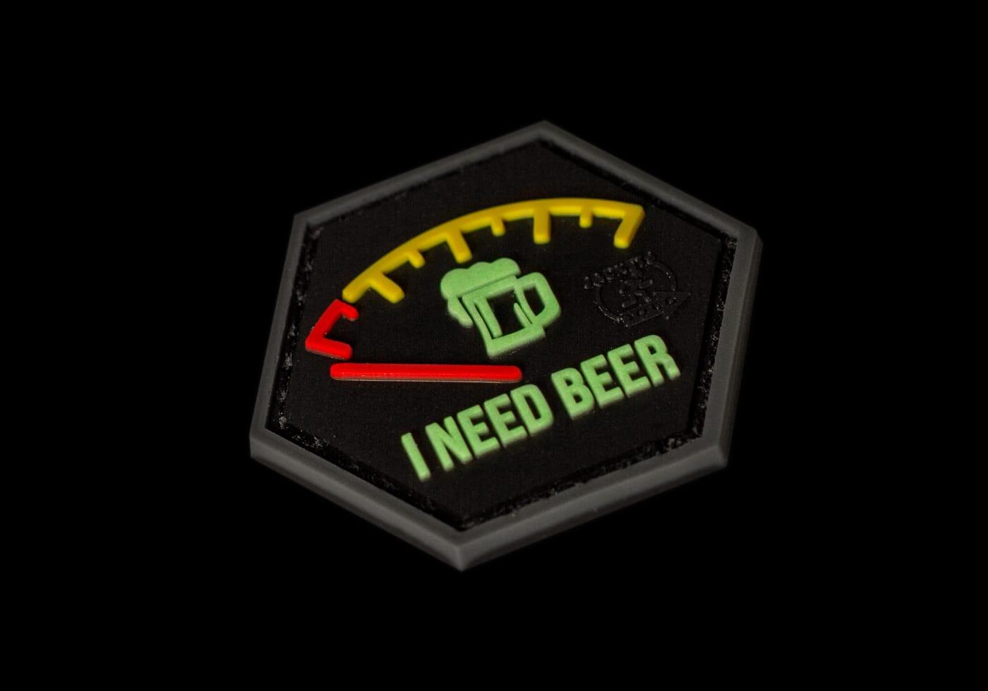 JTG I need Beer Rubber Patch JTG