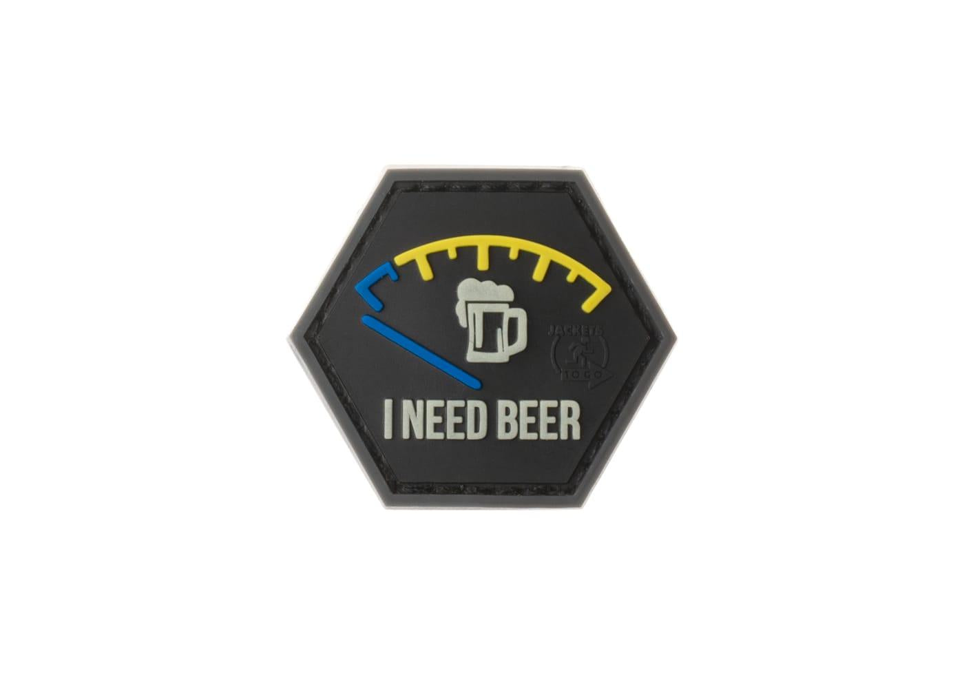 JTG I need Beer Rubber Patch JTG