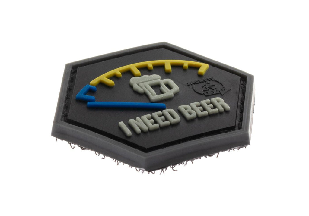 JTG I need Beer Rubber Patch JTG