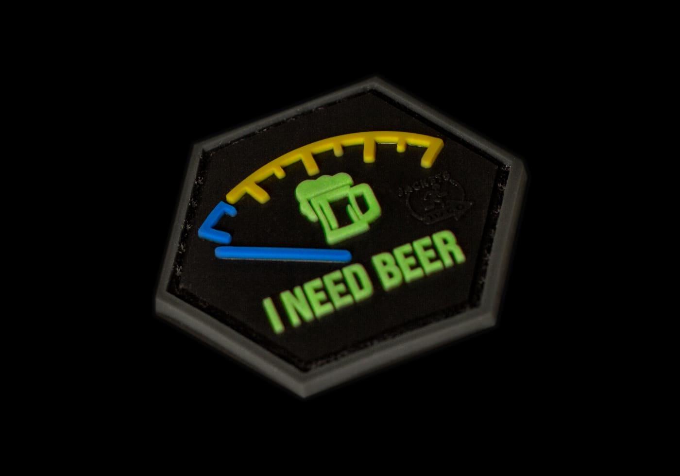 JTG I need Beer Rubber Patch JTG