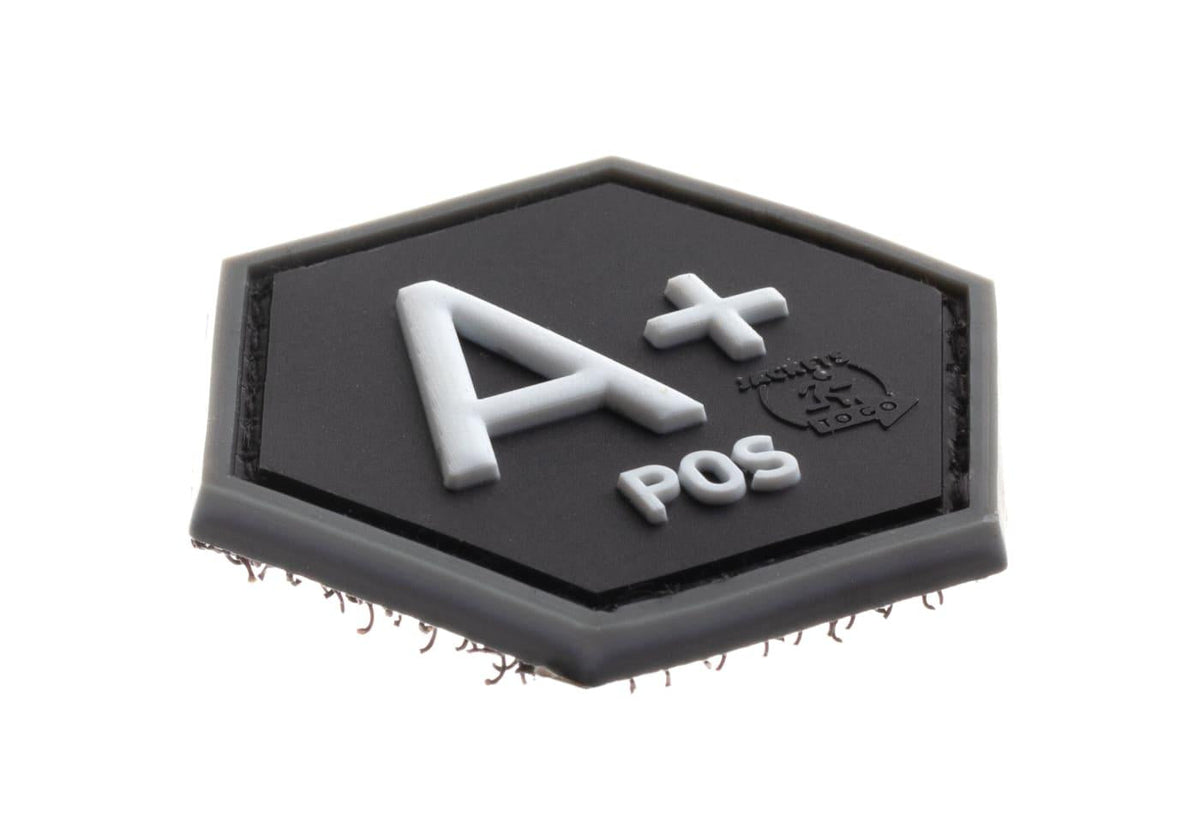 JTG Bloodgroup Hexagon Rubber Patch A Pos JTG
