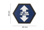 JTG The Man The Legend Rubber Patch JTG