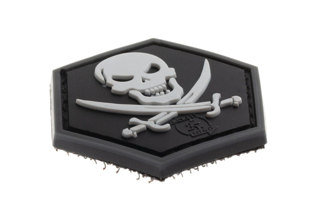 JTG No Fear Pirate Rubber Patch JTG