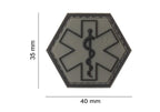 JTG Paramedic Hexagon Rubber Patch JTG