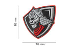 JTG Lone Warrior Rubber Patch JTG