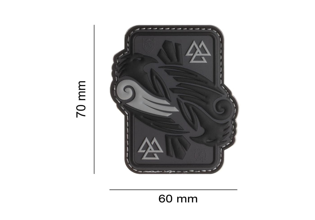 JTG Odins Raven Rubber Patch JTG