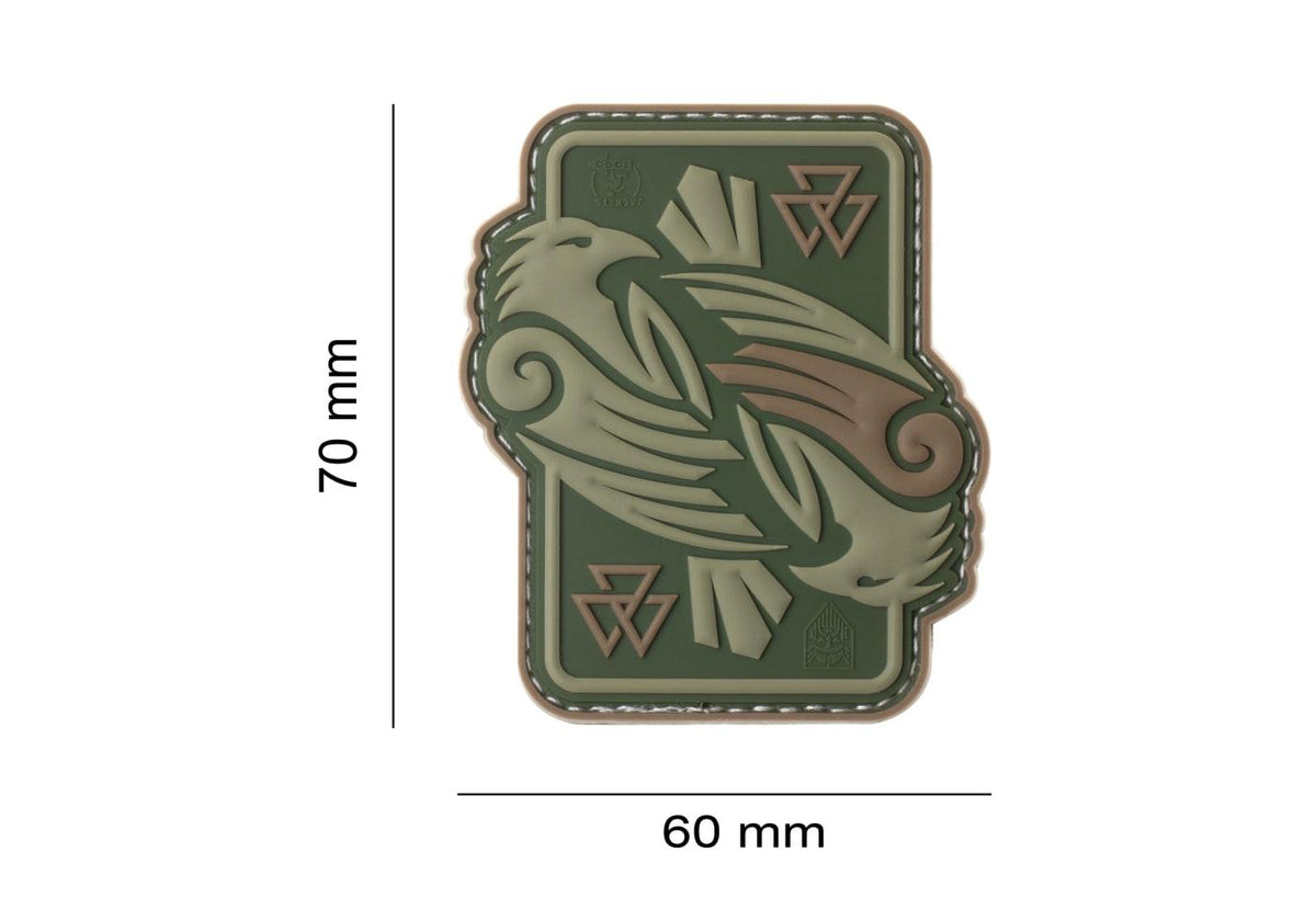 JTG Odins Raven Rubber Patch JTG