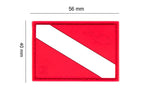 JTG Diver Down Flag Rubber Patch JTG