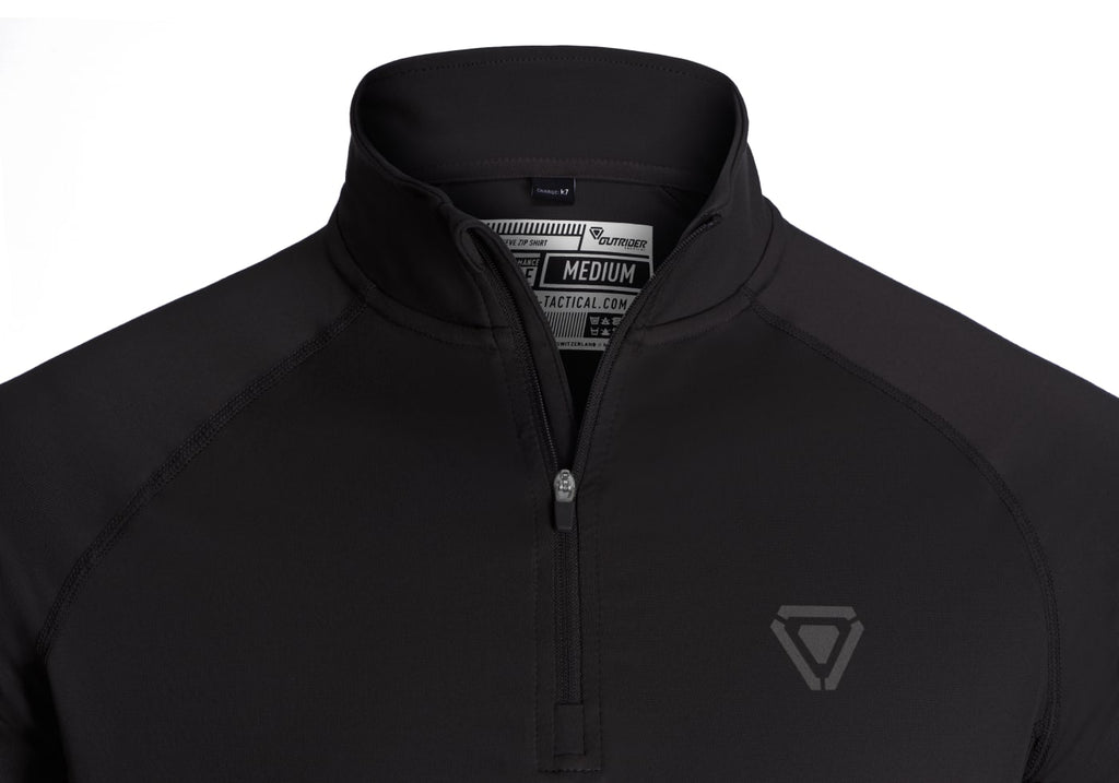 Outrider T.O.R.D. Long Sleeve Zip Shirt - Black