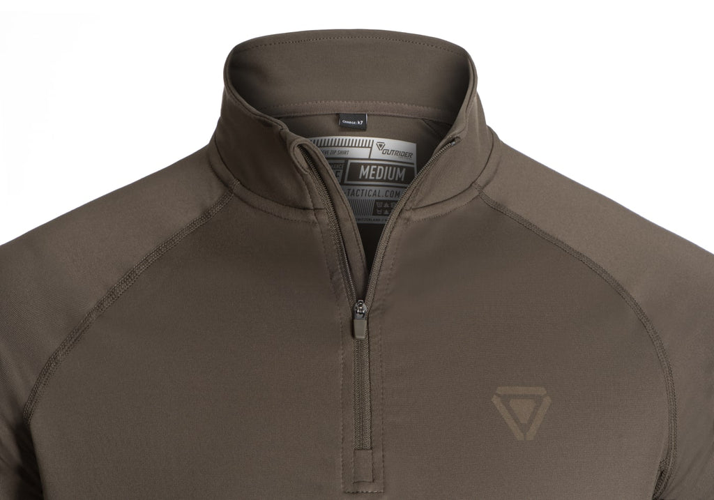 Outrider T.O.R.D. Long Sleeve Zip Shirt - Ranger Green