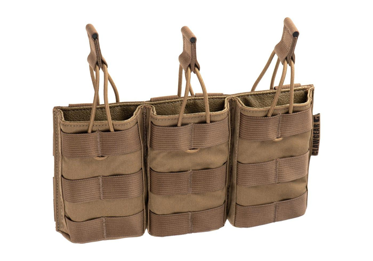Clawgear 5.56mm Open Triple Mag Pouch Core Clawgear