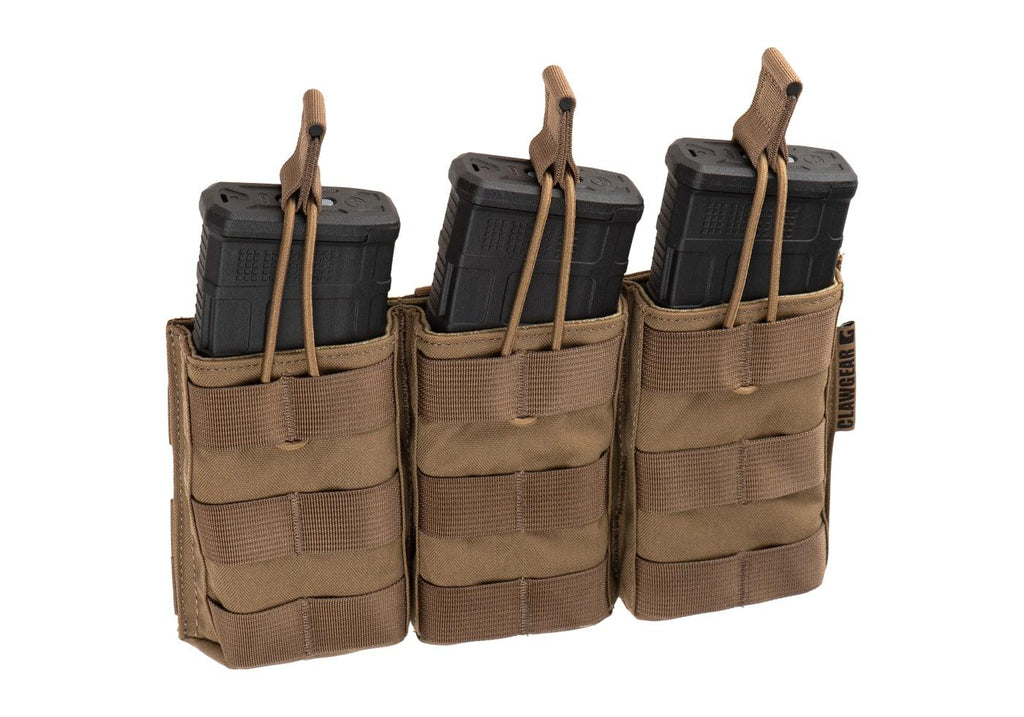 Clawgear 5.56mm Open Triple Mag Pouch Core Clawgear