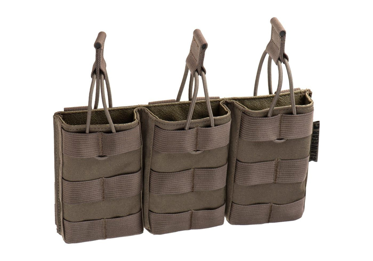 Clawgear 5.56mm Open Triple Mag Pouch Core Clawgear