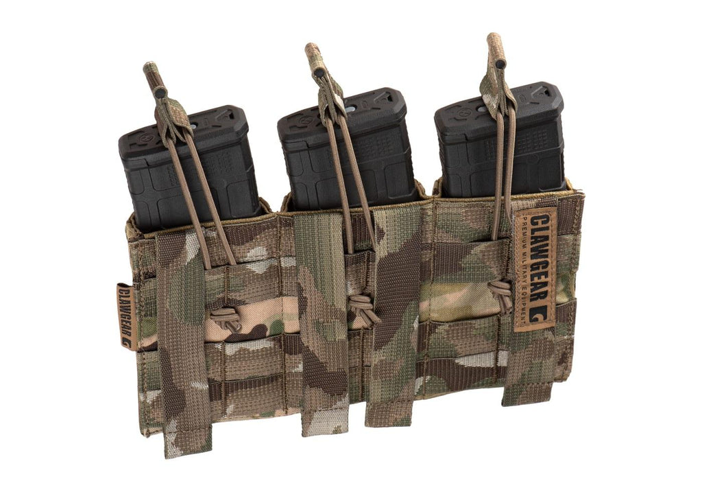 Clawgear 5.56mm Open Triple Mag Pouch Core Clawgear