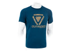Outrider OT Scratched Logo Tee - Blue