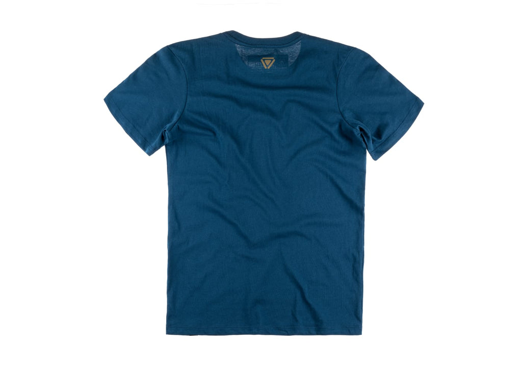 Outrider OT Scratched Logo Tee - Blue