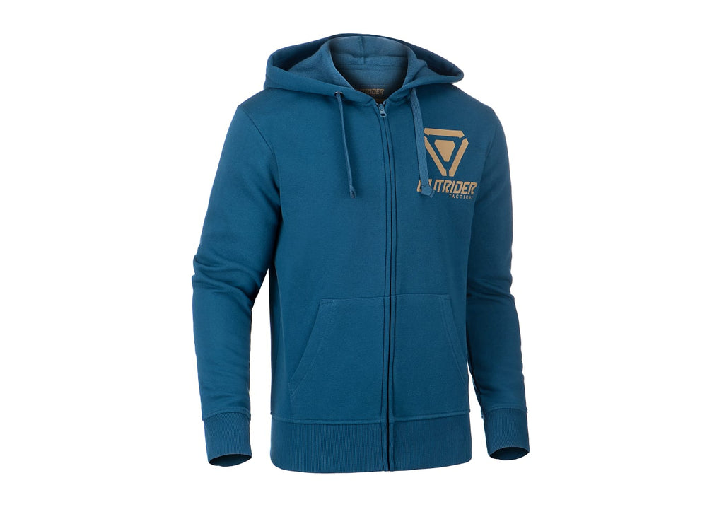 Outrider OT Logo Zip Hoodie - Blue