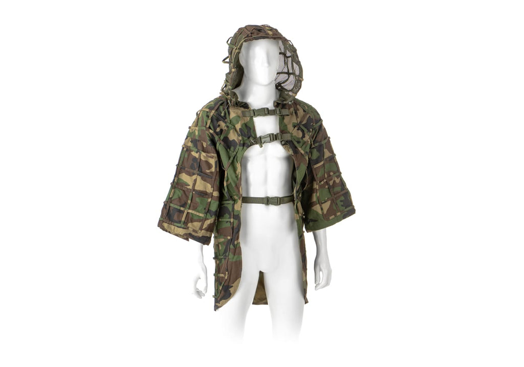 Invader Gear Ghillie Base Plain - Woodland