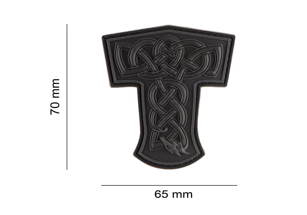 JTG Thors Hammer Dragon Rubber Patch JTG