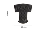 JTG Thors Hammer Dragon Rubber Patch JTG
