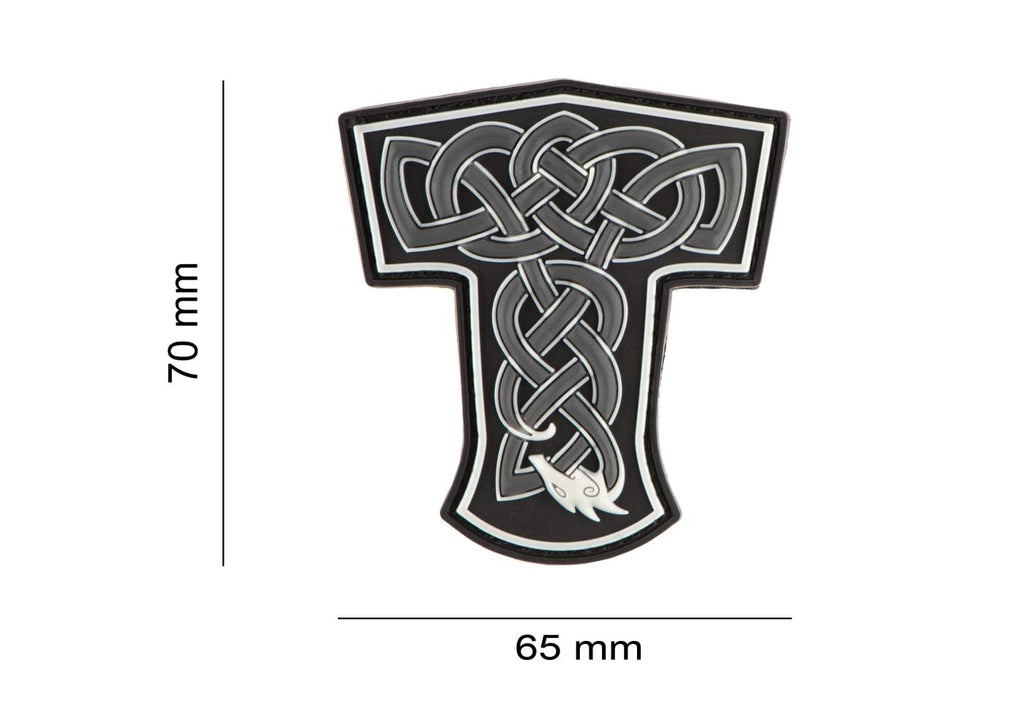 JTG Thors Hammer Dragon Rubber Patch JTG