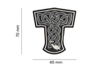 JTG Thors Hammer Dragon Rubber Patch JTG