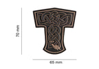JTG Thors Hammer Dragon Rubber Patch JTG