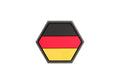 JTG German Flag Hexagon Rubber Patch