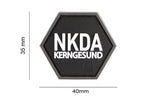 JTG NKDA Kerngesund Hexagon Rubber Patch JTG