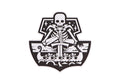 JTG Ghost Ship Skull Rubber Patch