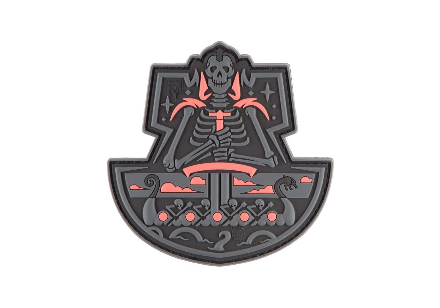 JTG Ghost Ship Skull Rubber Patch JTG