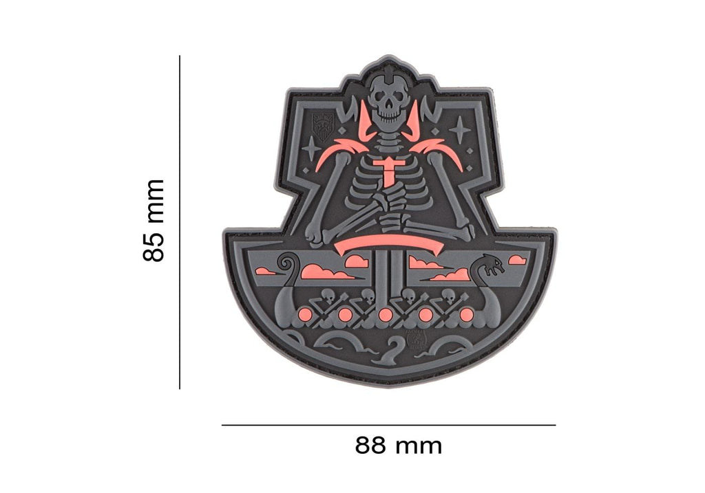 JTG Ghost Ship Skull Rubber Patch JTG