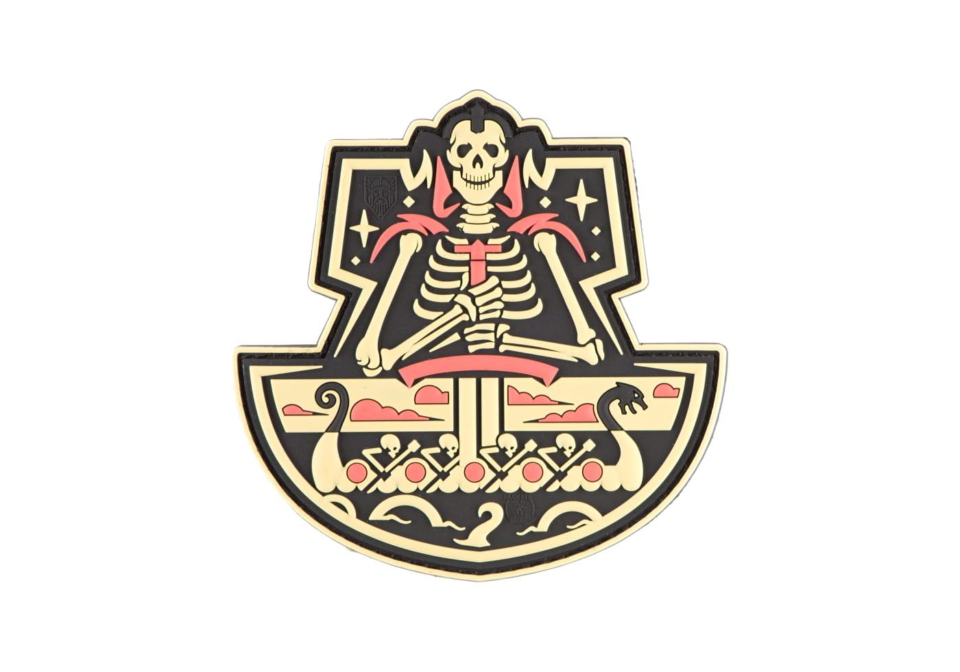 JTG Ghost Ship Skull Rubber Patch JTG