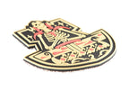 JTG Ghost Ship Skull Rubber Patch JTG