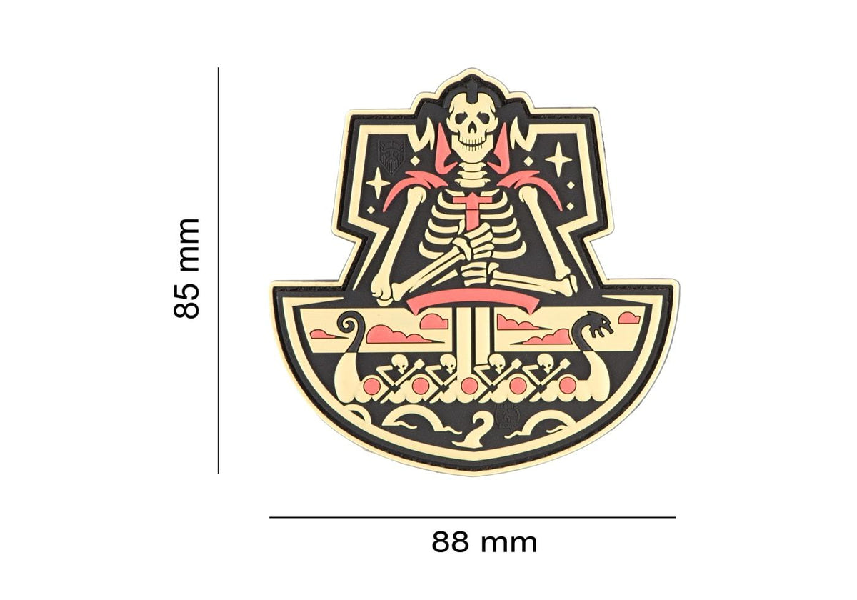 JTG Ghost Ship Skull Rubber Patch JTG