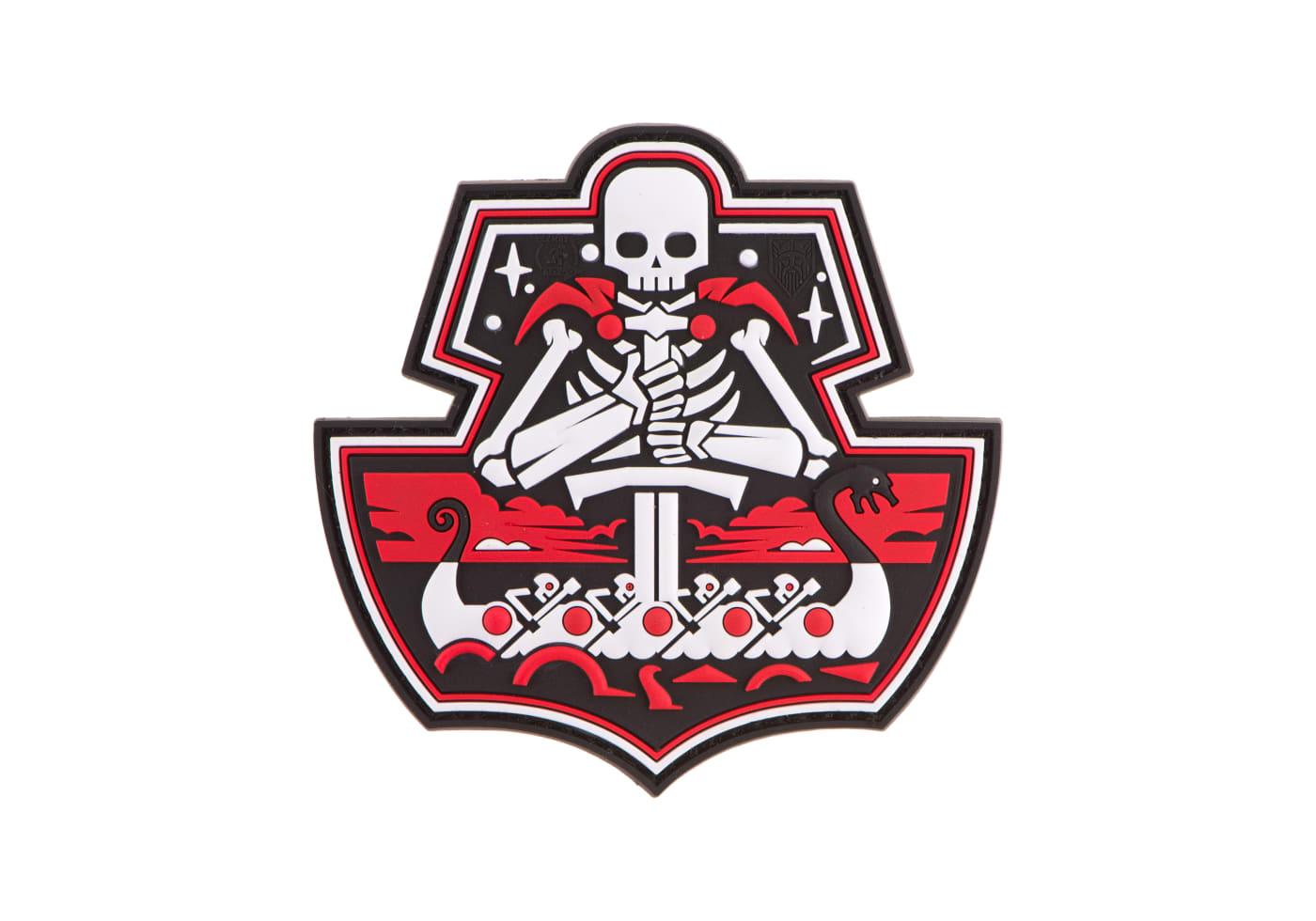 JTG Ghost Ship Skull Rubber Patch JTG