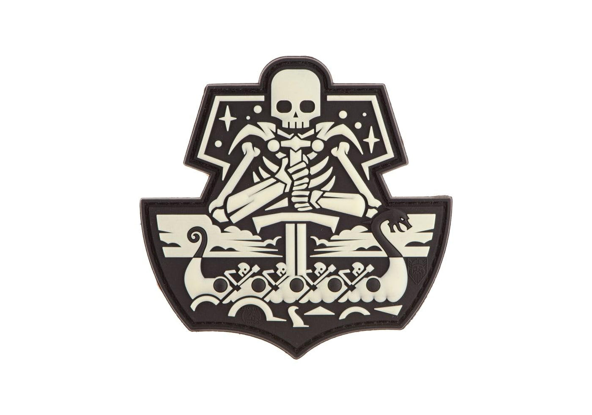 JTG Ghost Ship Skull Rubber Patch JTG