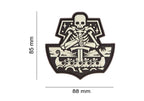 JTG Ghost Ship Skull Rubber Patch JTG