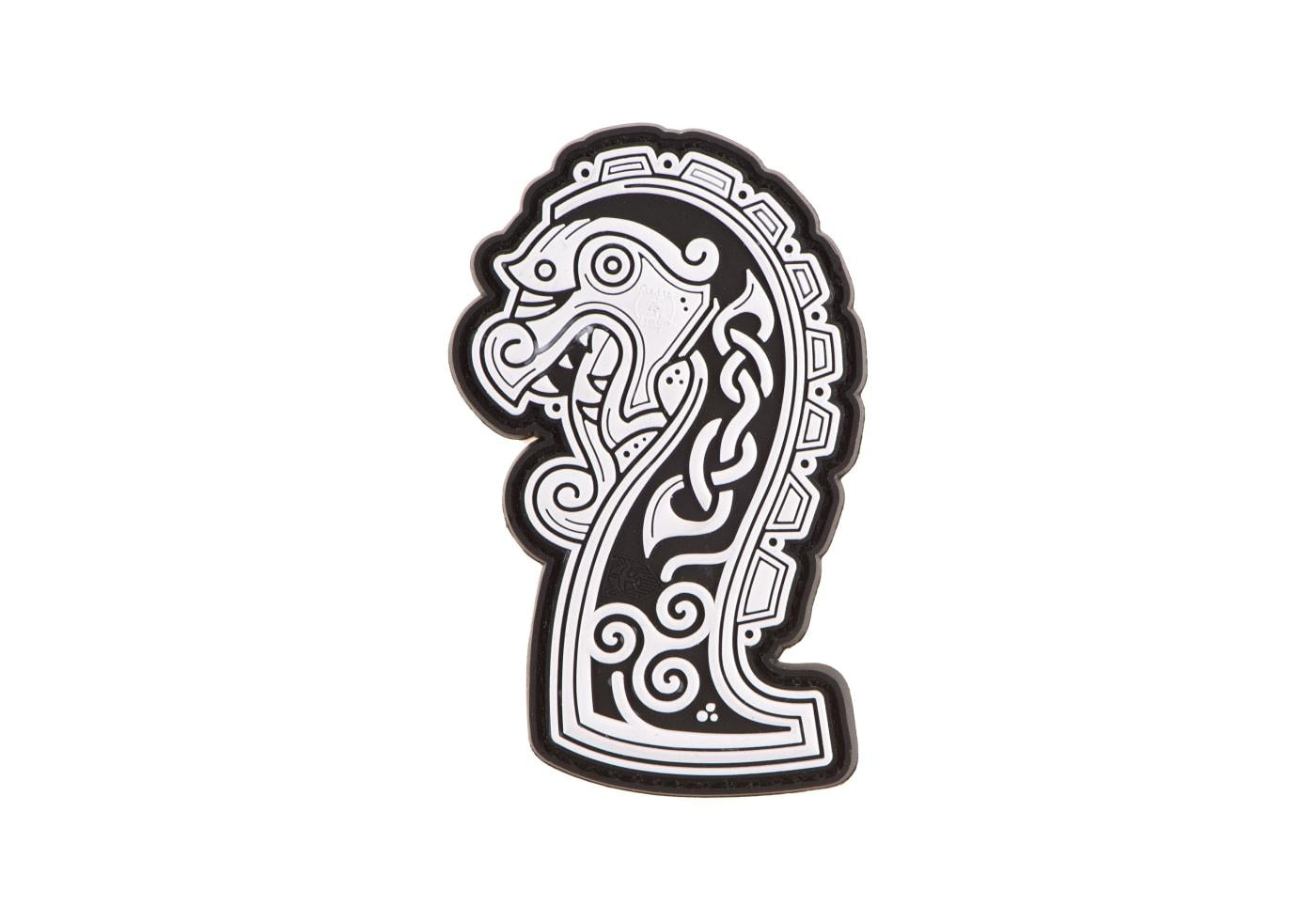JTG Northman Dragon Ship Head Rubber Patch