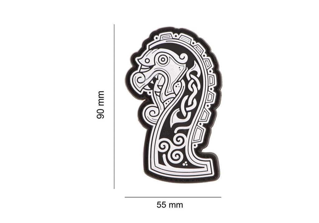 JTG Northman Dragon Ship Head Rubber Patch JTG