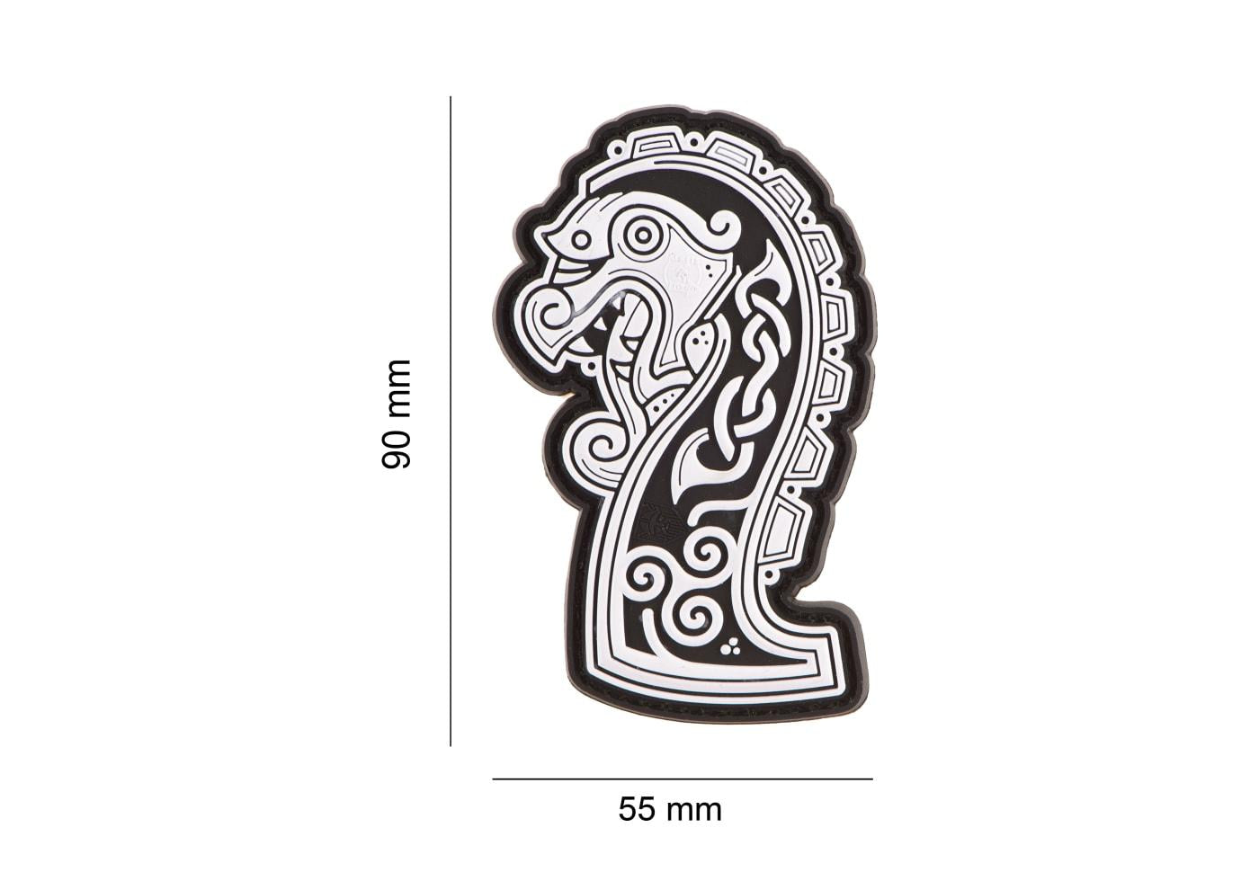 JTG Northman Dragon Ship Head Rubber Patch JTG