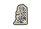 JTG Northman Tribal Dragon Ship Head Rubber Patch