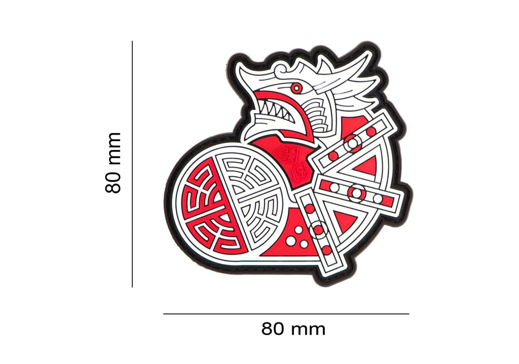 JTG Viking Dragon Ship Head Rubber Patch JTG