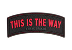 JTG This is the Way Rubber Patch