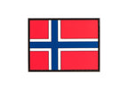 JTG Norway Flag Rubber Patch