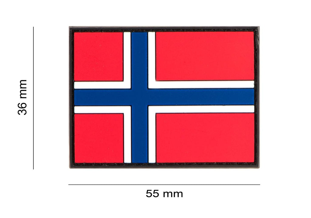JTG Norway Flag Rubber Patch JTG